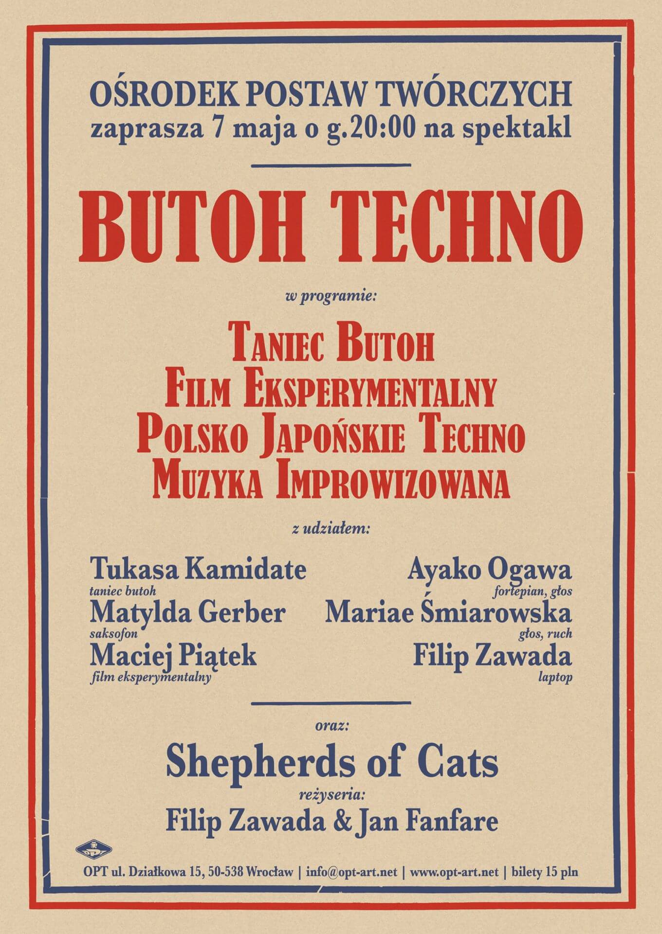 Butoh Techno – spektakl audiowizualny (7.05)